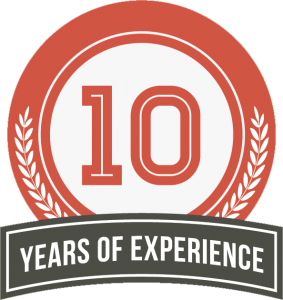 10 Years of Experience